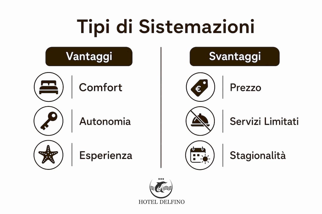Guida illustrata alle diverse soluzioni di alloggio all’Isola d’Elba