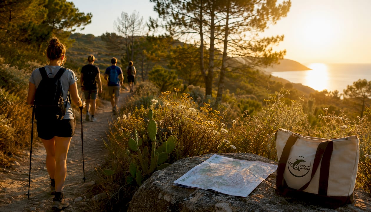 Scarponcini ai piedi e cartina alla mano, pronti a esplorare i sentieri del Parco Nazionale.