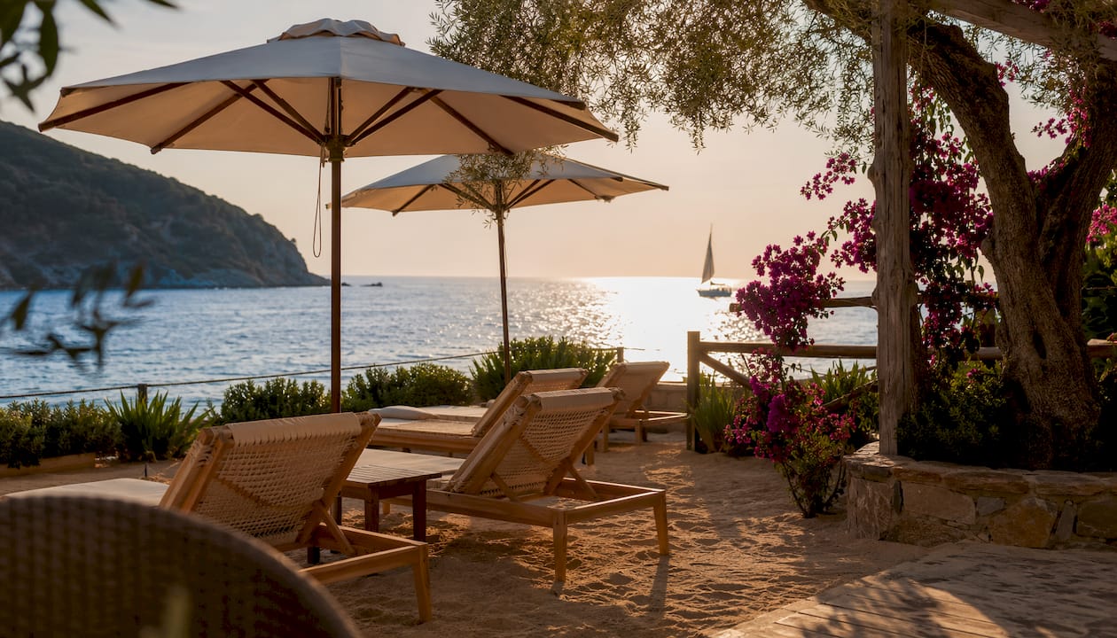 Terrazza panoramica affacciata direttamente sul mare