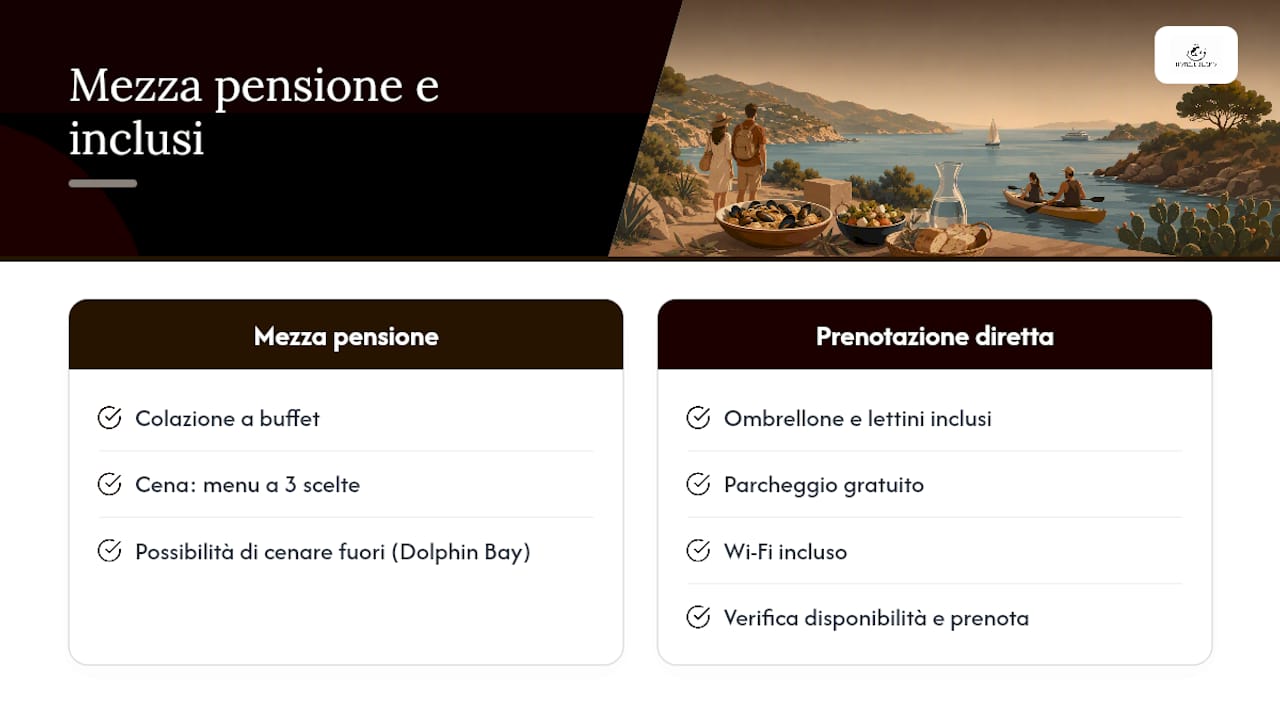 La mezza pensione dell'Hotel Delfino, per chi vuole zero sorprese a tavola — overview diagram
