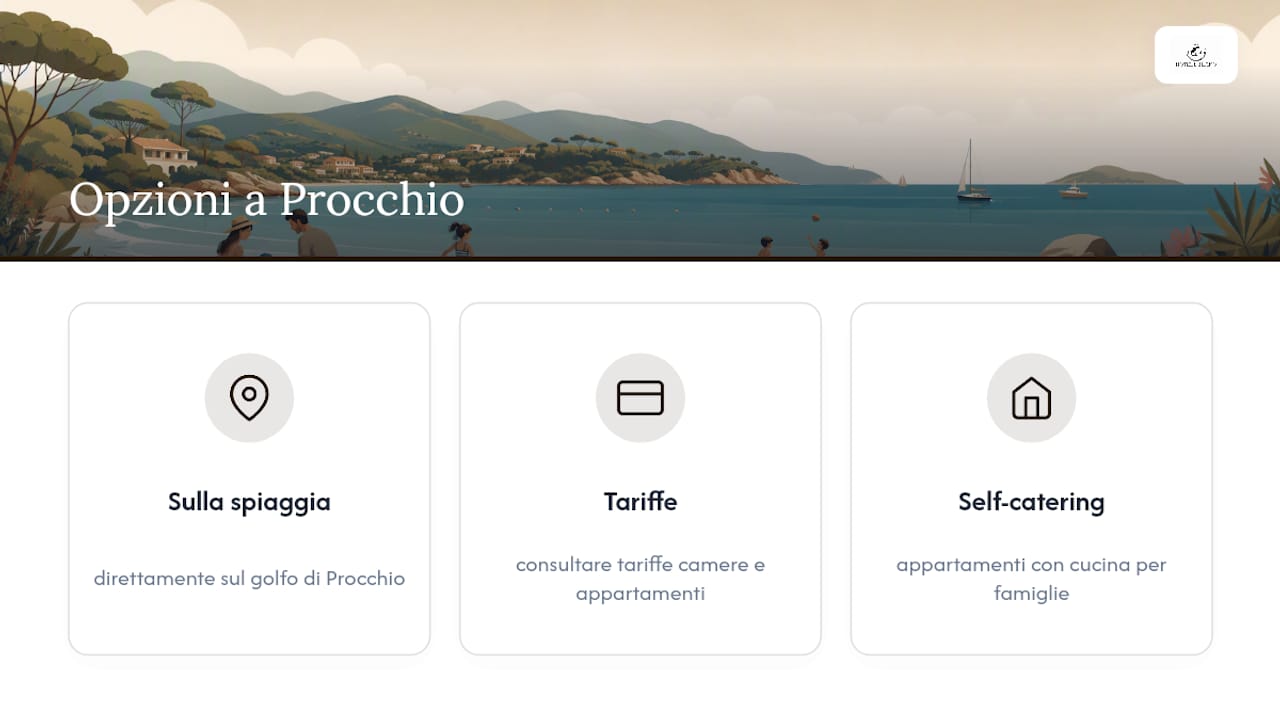 Soggiornare a Procchio con i bambini: un'opzione concreta — overview diagram